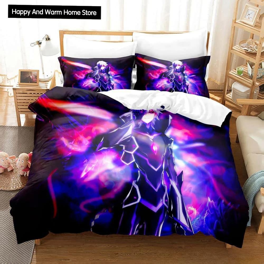 

Comforter 3D Print Anime Elsword Bedding Set Single Twin Full Queen King Size Bed Set Adult Boy Bedroom S For Home Textiles Comforter (quilt)-EU Single(135*200cm)3pcs