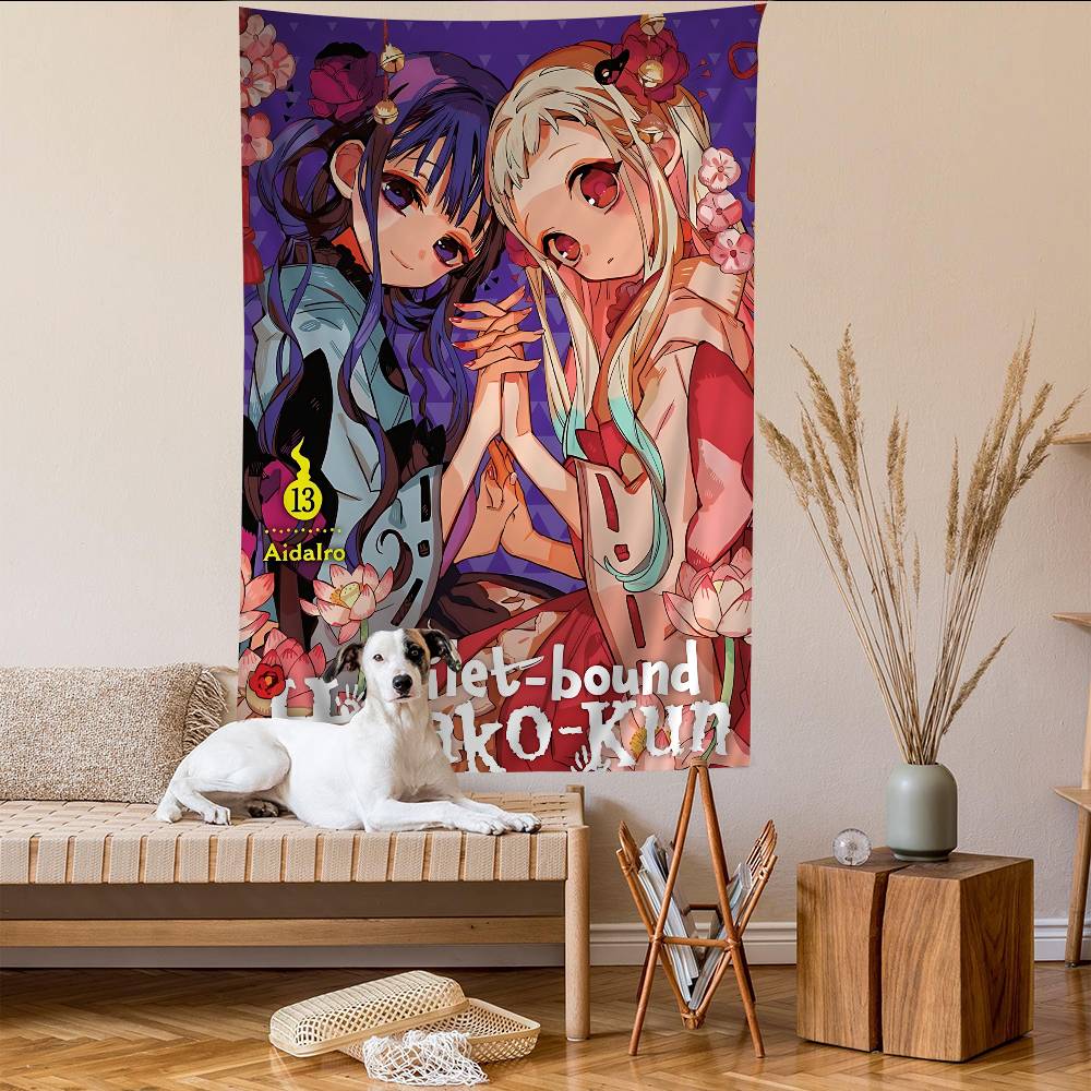 Anime graphics Popular Toiletbound Hanakokun Tapestry suits INS home decor great for wall hanging  dormhome use