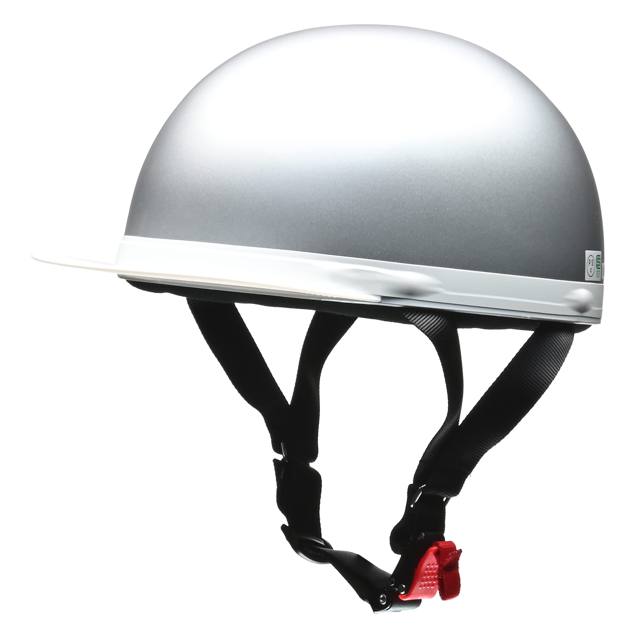 

LEAD Motorcycle Helmet Half CROSS Silver LL Size CR-741 серебряный