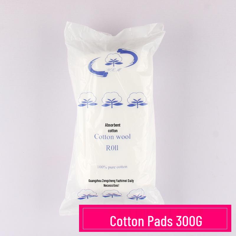 Premium Thickened Makeup Cotton Pads for Beauty Salons - 1600 Pure Cotton, Non-Woven Pads