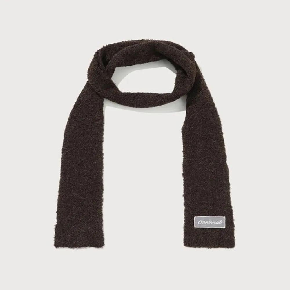 Clover Heart Slim Boucle Muffler B1 CO2504TC81 BR Model Name: 1.CO2504TC81 BR/Size: F