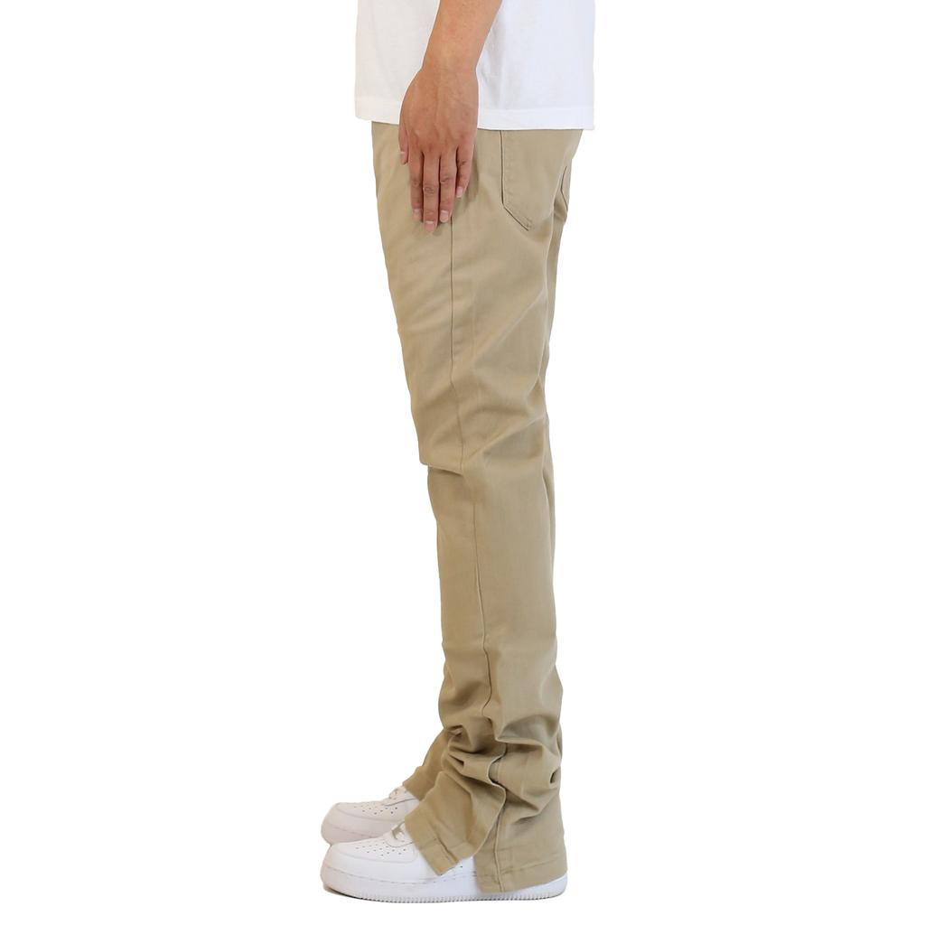Haipeodenim Taupe Flare Pants