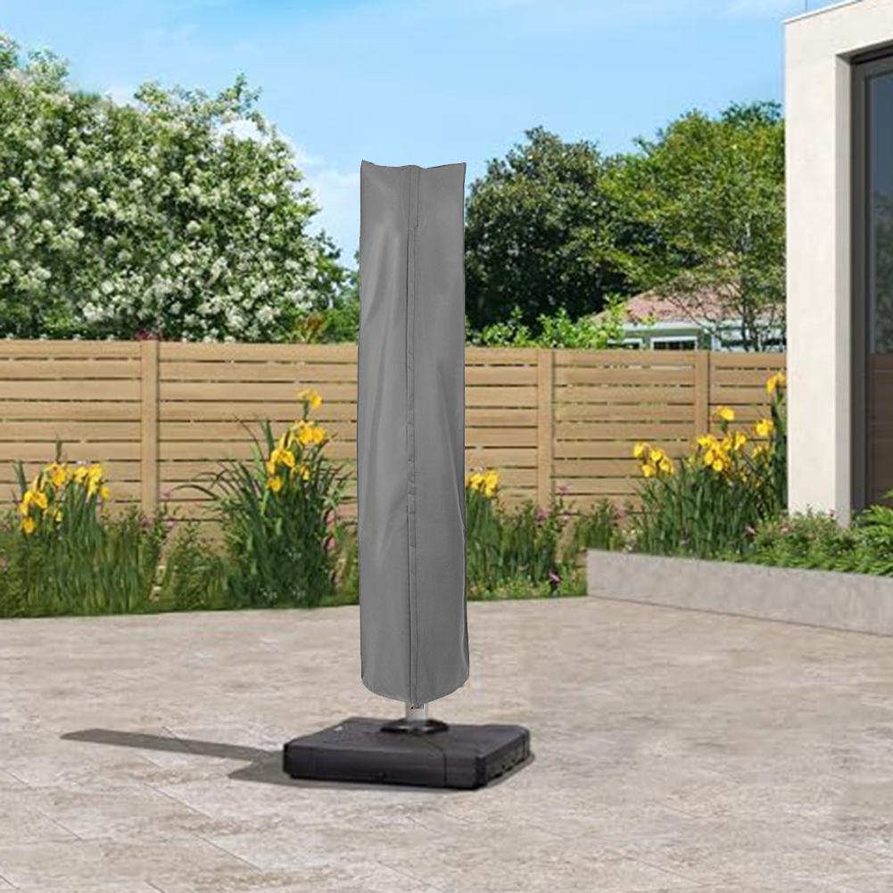 Rain Proof Sun Umbrella Cover Designed for Cantilever Umbrellas 600D Fabric Cover for Patio and Outdoor Space Protection