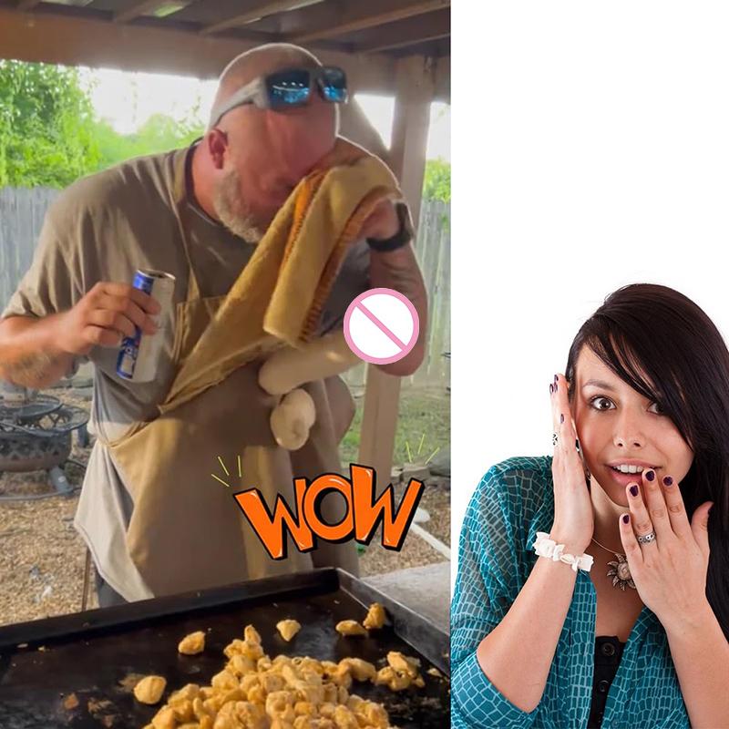 Chef'S Prank Apron, Creative Prank Aprons For Men, The Ultimate Gag Gift, Surprise Hiding In The Pocket Funny Gifts