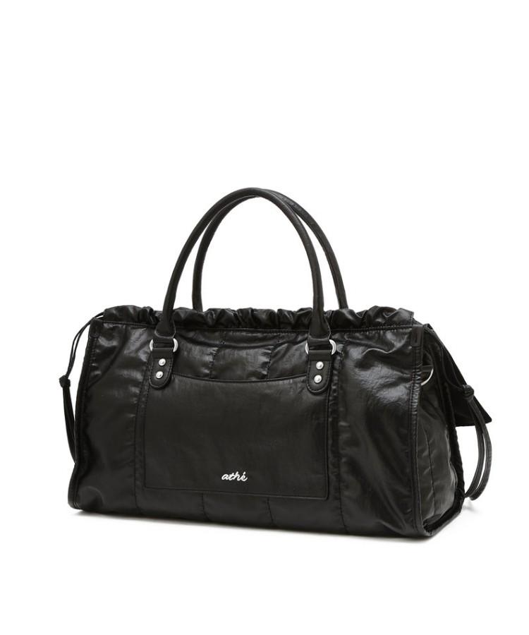 Athe Vanessabruno [Frill] Frill Chain Black Dupeskin Tote Bag M Aaba6E730Bk