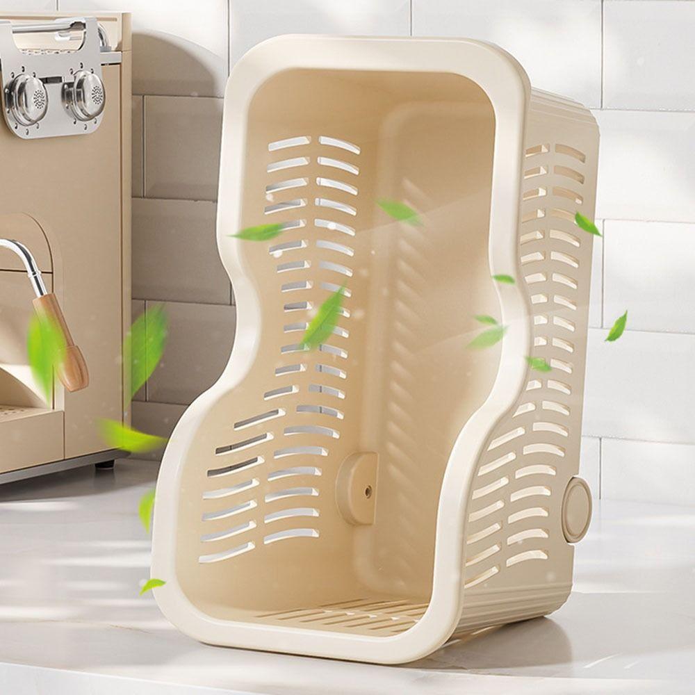 with Wheels Kitchen Storage Basket Multi-function Kitchen Cabinet Organizer Kitchen