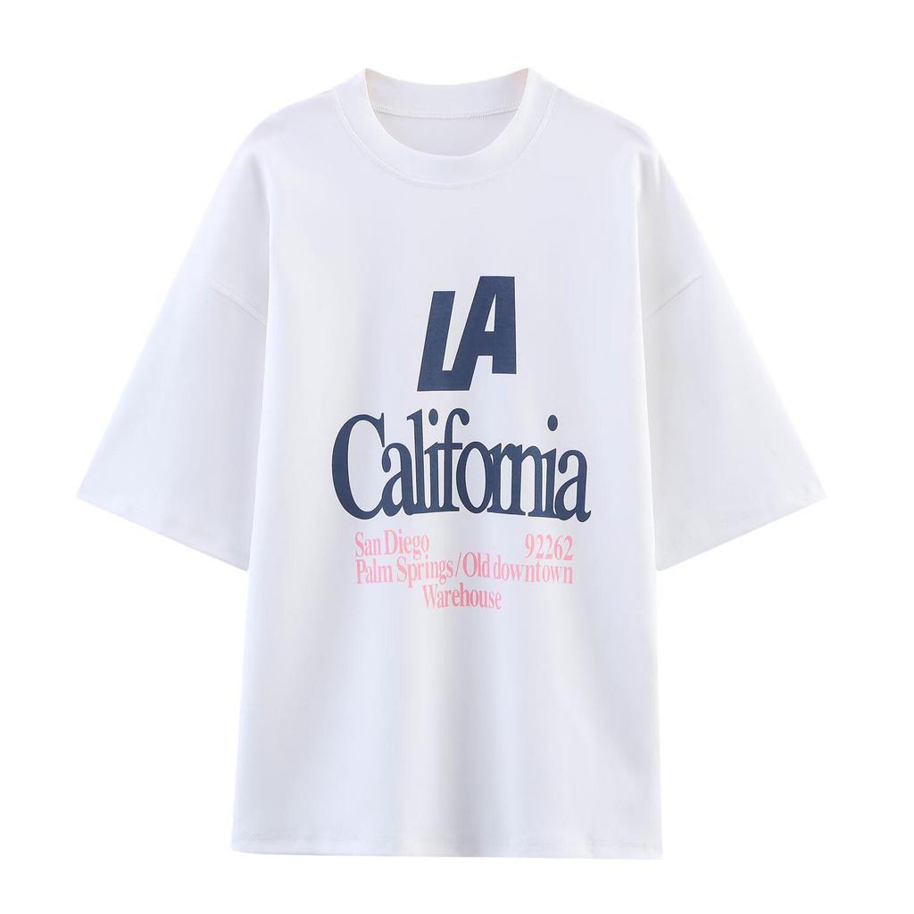 2025 Spring Women's Fashion: Casual Loose-Fit Printed T-shirt