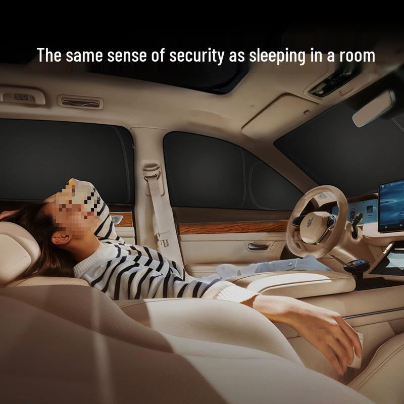 BYD Series Car Window Privacy and Sunshade Curtain - Full Coverage, Heat Insulation, UV Protection.