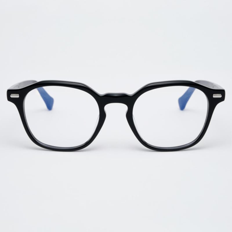 

aloeyewear [illusionist] Oversized French Square Horn-Rimmed Black Glasses Frame IL7410 0909G Blue Light Lens Selection Demo lens (basic inclusion)