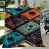 1pc. Retro Camera Print Blanket - Home Office Outdoor Gift, Suitable for All Seasons (Home Decor)z041716