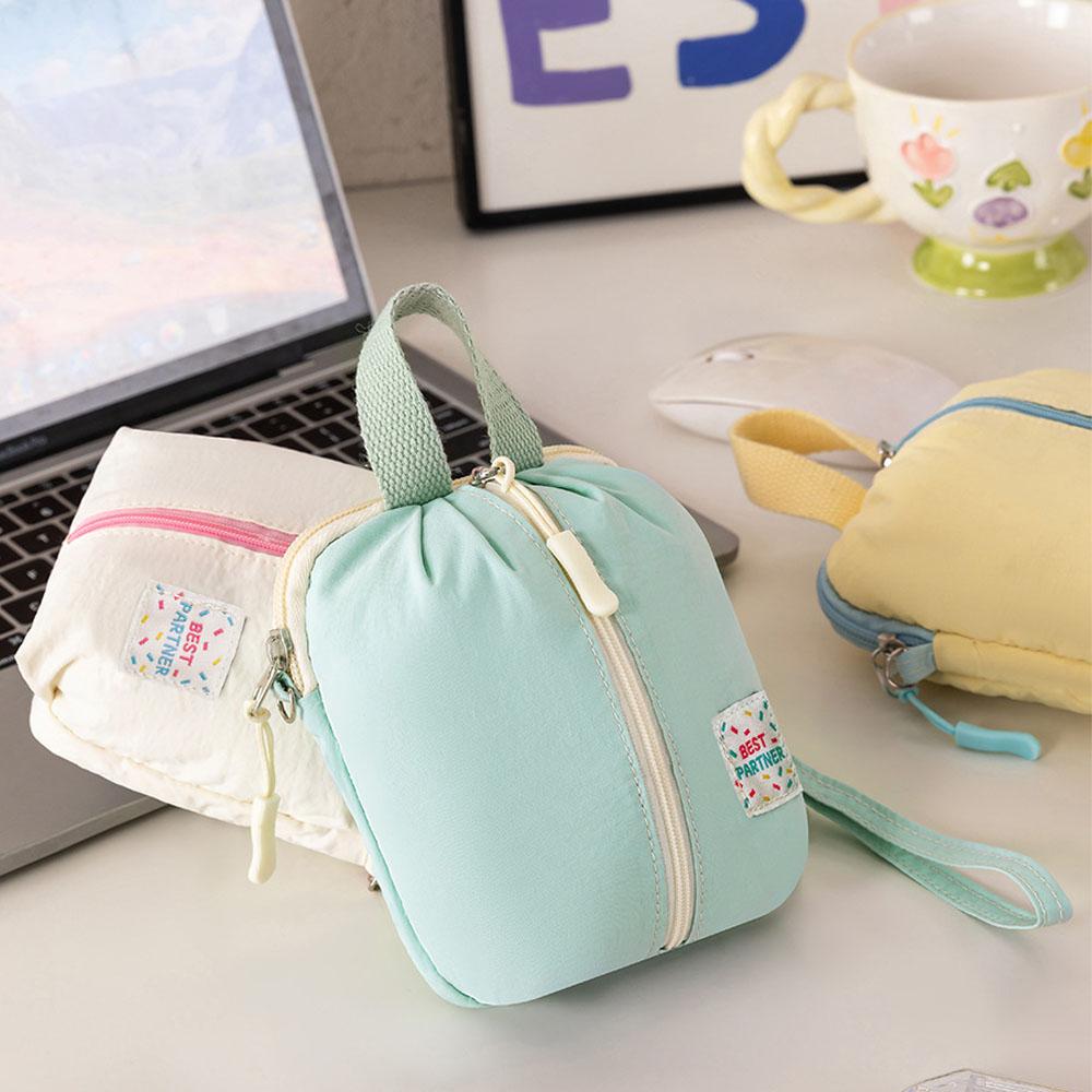 Macaron Sanitary Napkin Storage Bag Small And Portable Travel Cosmetics Storage Bag Makeup Organizer For Woman Girls