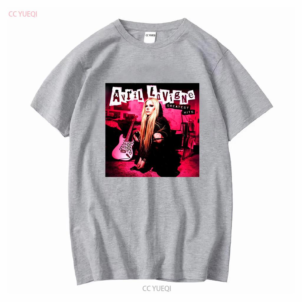 Avril Lavigne Album Greatest Hits Adult T Shirt All Size S To 5XL AL149 Long or Short Sleeves Vintage Washed