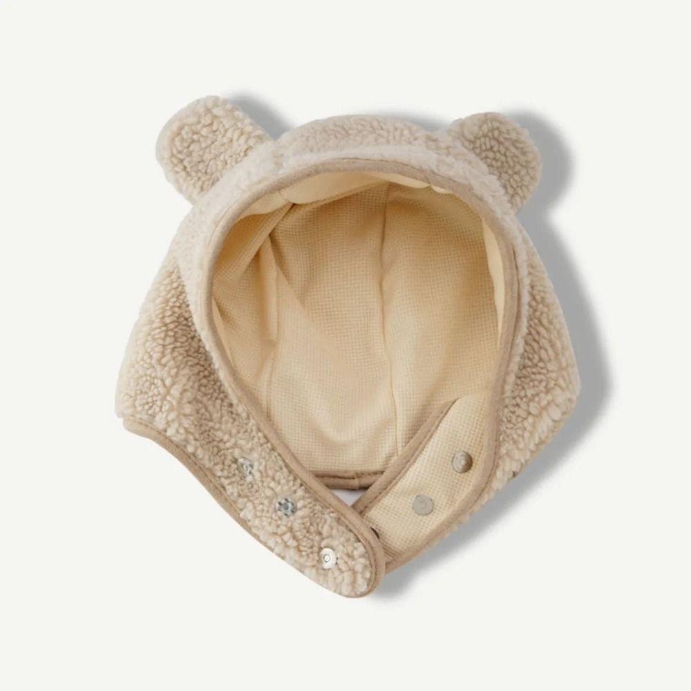 Warm Scarf Beanie Hat Fashion Winter Cap Kawaii Bear Ear Hat  Winter/Autumn