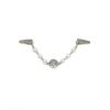 1Pcs Duck Clips Flexible Beaded Pearl Pin Brooch Cardigan Collar Clip Buckles Clothing