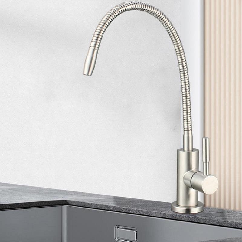 

2-inch Kitchen Water Filter Tap Flexible Drinking Tap Water Purifier Faucet 304 Stainless Steel Kitchen Faucet