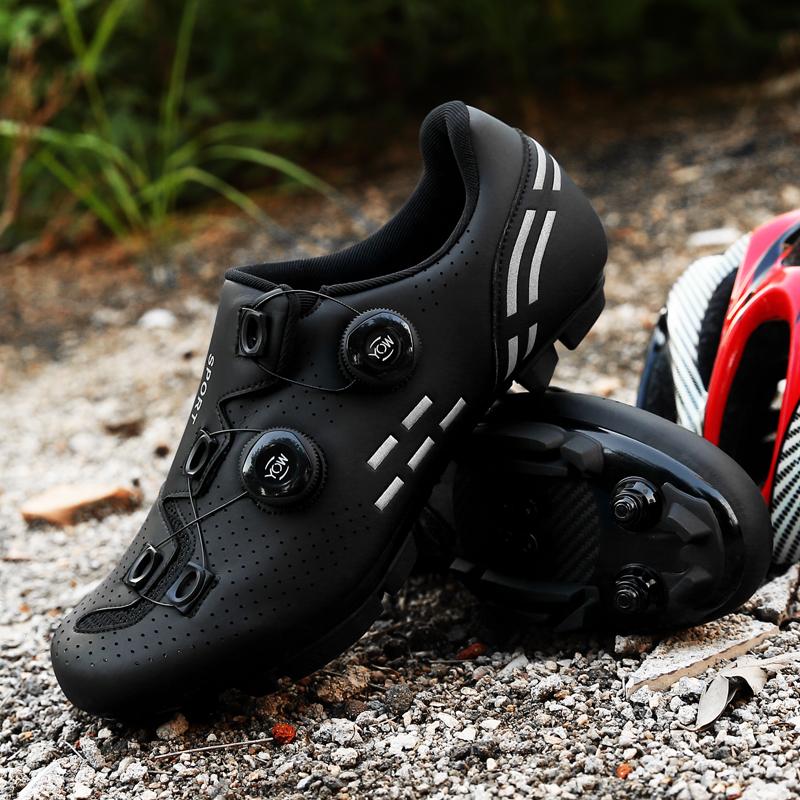 Rad-Sneaker Mtb mit Cleats Herren Carbon Sport Speed Bike Schuhe Damen Mountain Racing Flat SPD Rennradschuhe