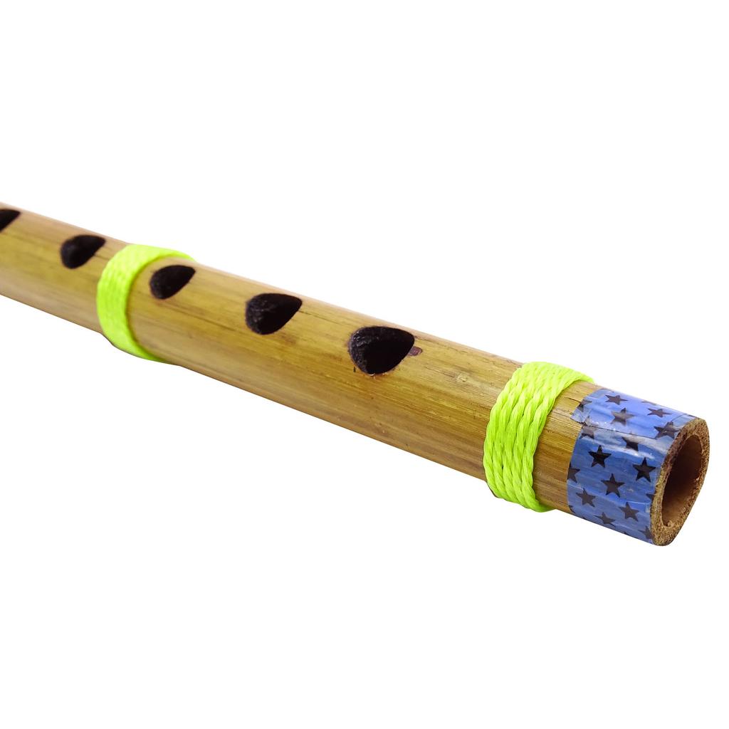 Traditional Handmade Musical Instrument Flute Brown Bansuri Wooden Decor