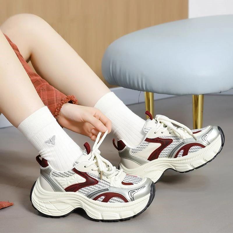 Fashion Spring Autumn Daily Routine Women's Sports Shoes Designer Luxury Korean High Quality Cheap Original 2025 New 39 Ladies Footwear