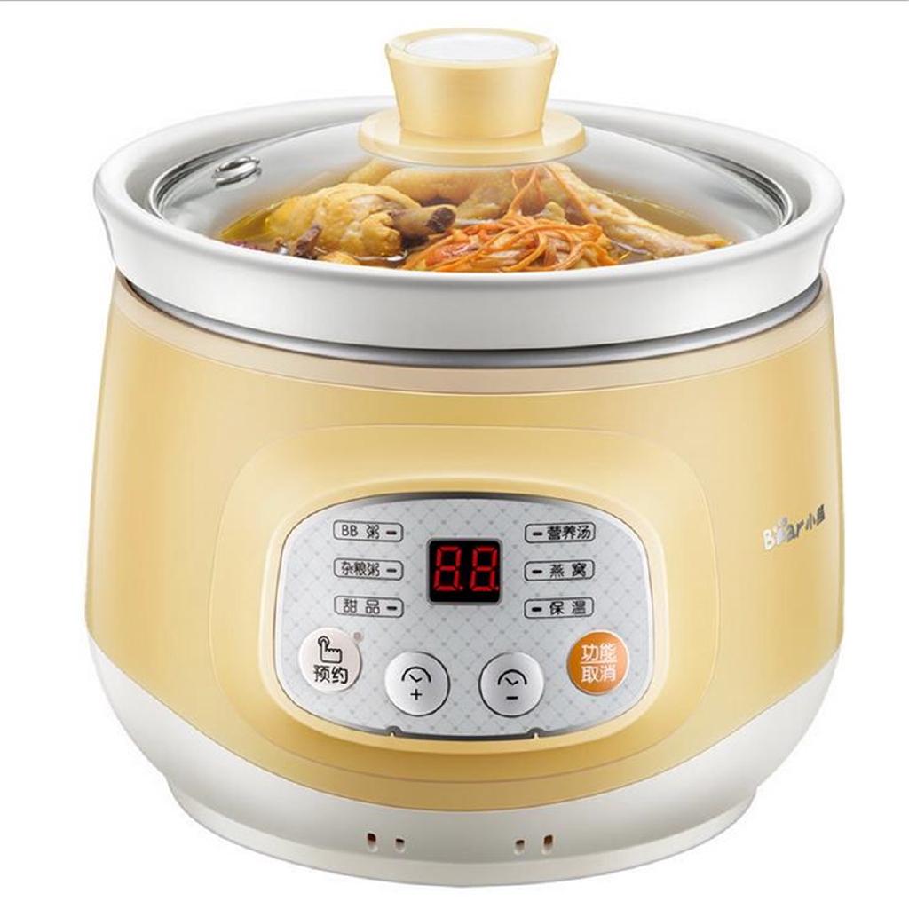 Ceramic Fully Automatic Soup Pot Congee Bird's Nest Stew Pot Mini Multi-function Safe Slow Cooker Electric Slow Cooker