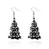 Acrylic Geometric Ghost Dangle Earrings With Electroplated Finish For Stylish Women