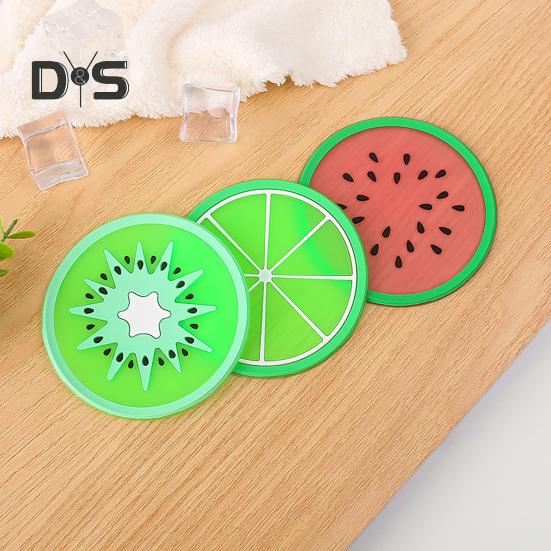 1 комплект подставки для чашек с фруктовым узором — фото 12