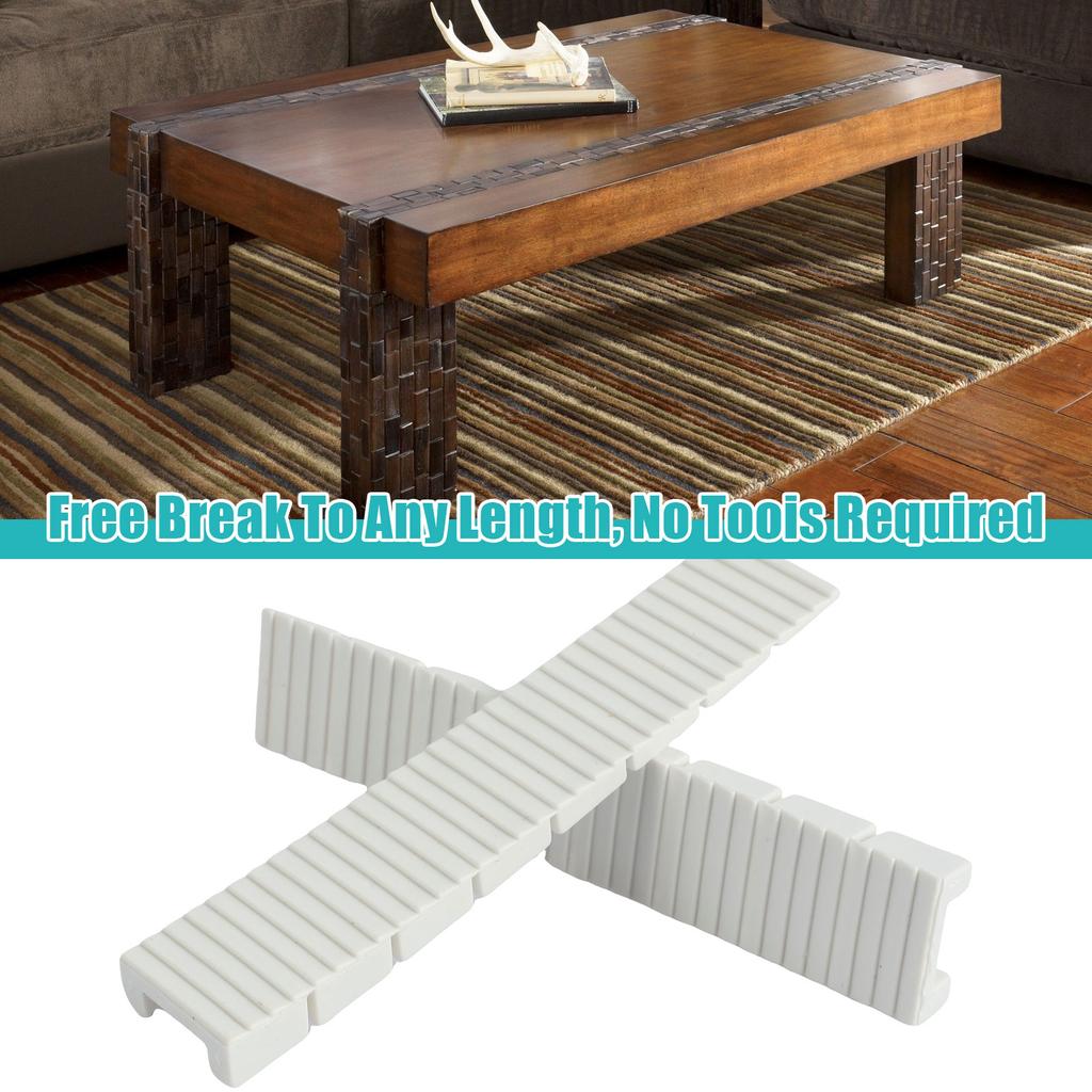 60Pcs Furniture Shims Anti-Slip Plastic Shims Furniture Levelers Stackable Toilet Shims Restaurant Table Shims for Doors Windows