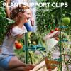 10Pcs Lever Ring Garden Plant Support Clips Durable Plastic Green Lever Ring Clips  Fixed Plants