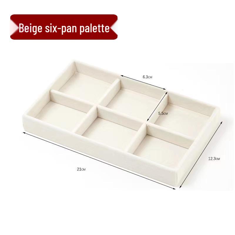 Velvet Jewelry Display Tray: Ring & Bracelet Organizer with Inner Storage