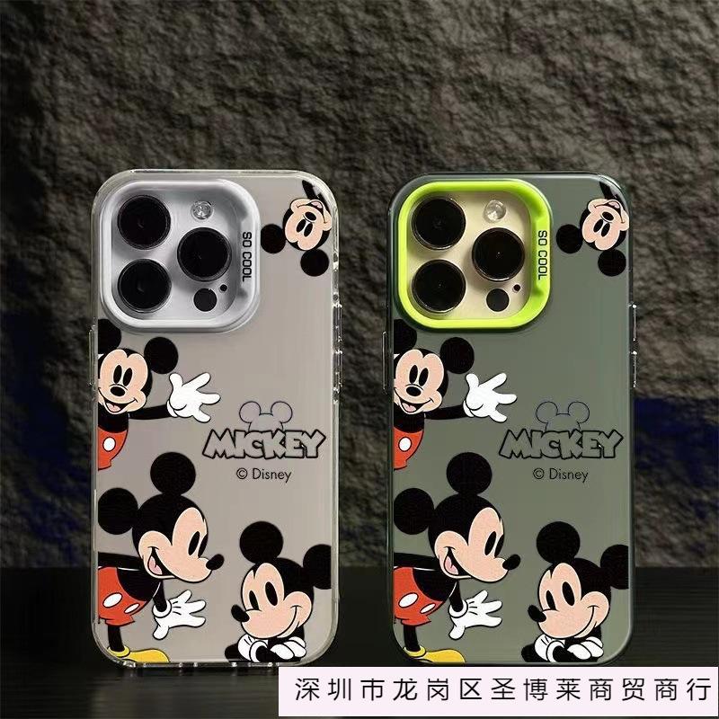 Waving Mickey Is Suitable for 15promax Apple 16pro Mobile Phone Case 14 Cartoon 13pro Europe and America 12 Niche 11