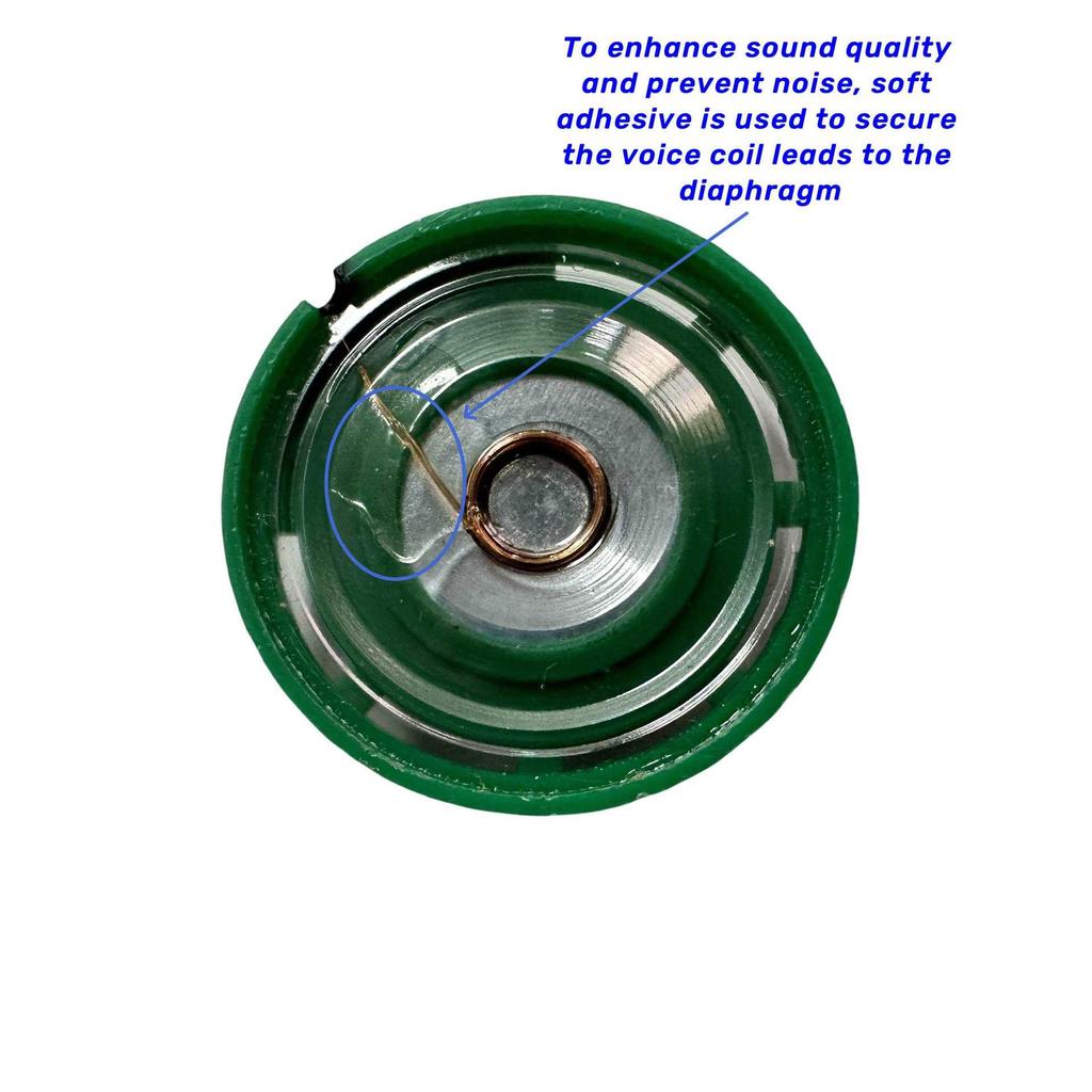 29mm Wired Magnet 8R16 8 Ohm 0.25W ROHS Intercom Doorbell Toy Speaker