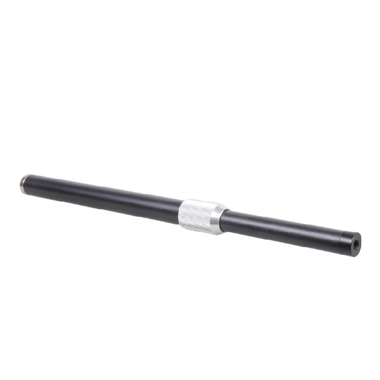 Adjustable Camera Mount Rod With 1/4" Threaded Ends For LED Lights Microphones Tripods 13cm to 38cm Extension Ranging