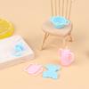 9Pcs/Set Mini Doll Pacifier Baby Tableware Set Play House Supplies Dummy Nipples For Dolls Kids Toy Baby Pacifier Accessories