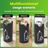 2Pcs Deposit Bottle Collection Bag 82L Large Capacity Recycling Bottle Storage Bag with Handle Oxford Cloth Reusable Recycling