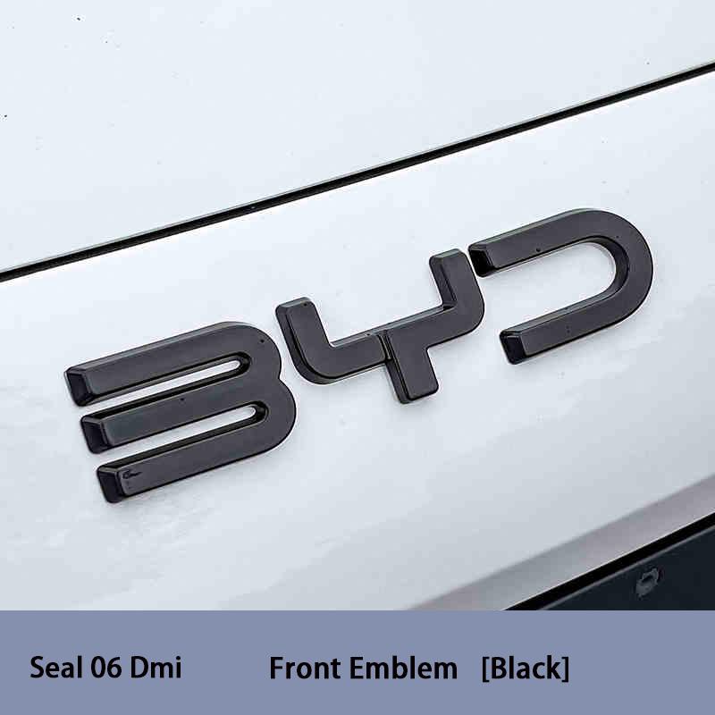 

For BYD Seal 06 DMI Seal 06 GT Seagull Dolphin Front Emblem Modification Black Warrior Car Badge Covering Styles Logo