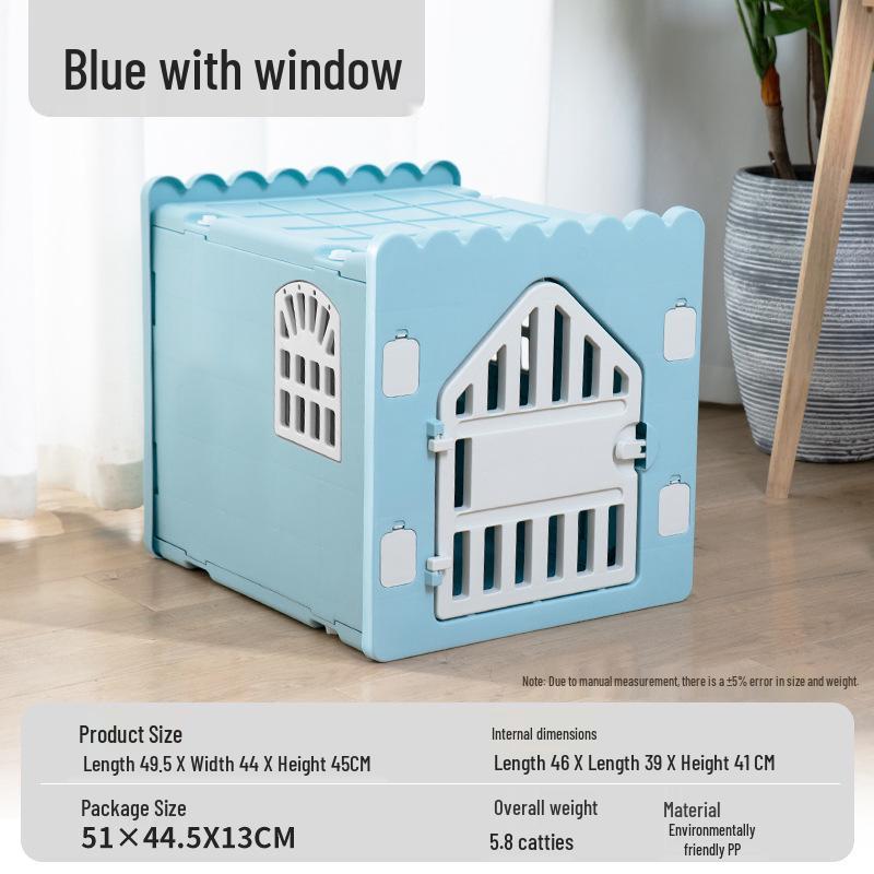 All-Season Cat House: Four-Sided Doors & Windows, Multi-Directional Ventilation, Spacious, Birthing Room, Rainproof, Outdoor Cat Shelter.