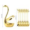 Silver Swan Base Coffee Spoon Set