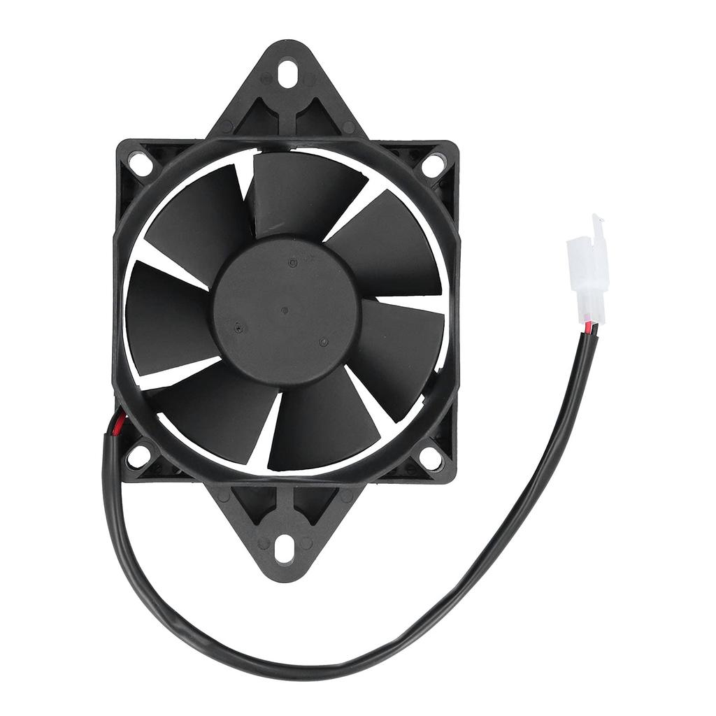 12V 15W Electric Engine Cooling Fan for Motorcycles, ATVs, 150cc, 200cc, 250cc Go Karts, ATVs, Motos, Quads, and Buggies