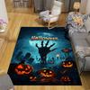 1Pc Spooky Halloween Night Rug, Office Carpet Indoor Outdoor Doormat, Non-Slip, Comfortable, Living, Christmas Halloween,  Xmas Gift G125