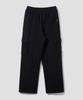 AGOD Single-Pleat Cargo Sweatpants [Black]