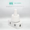 New AC250V ON Push Button Industrial Plastic Power Switch Table Lamp Home Lamps Mini Power Switches