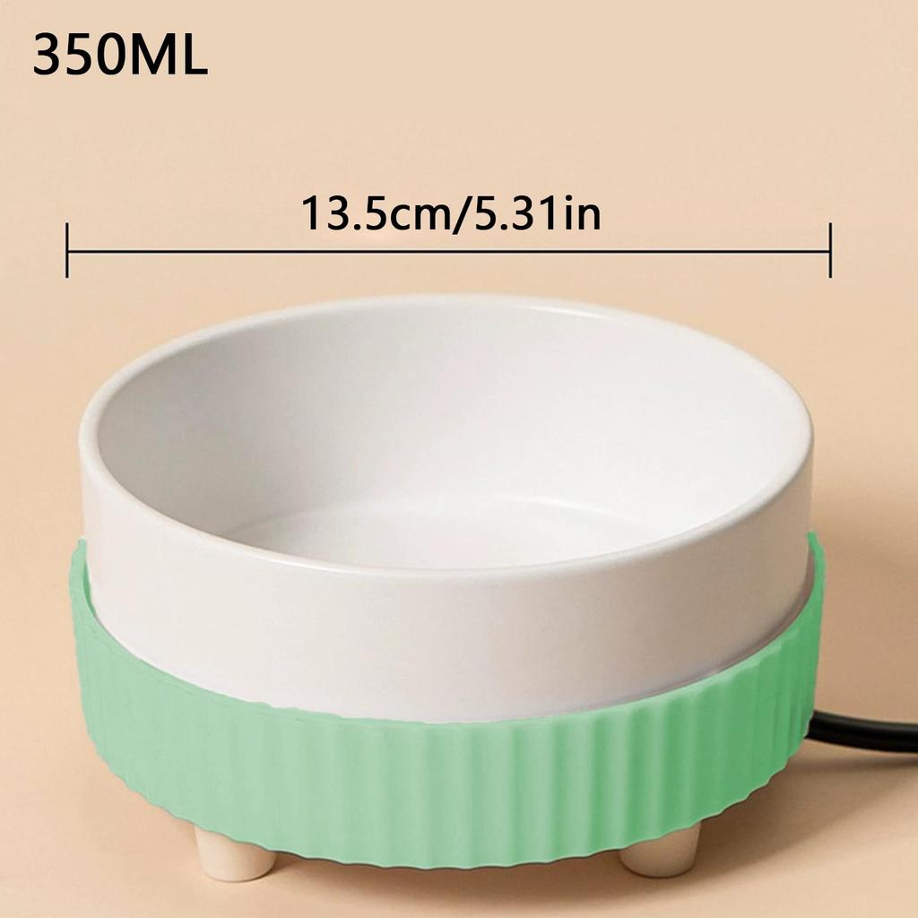 Heated Dog Water Bowl Rechargeable Pet Water Bowl Heater Quiet Pet Water Bowl Heater Animal Drinking Bowl Pet Water Dispenser