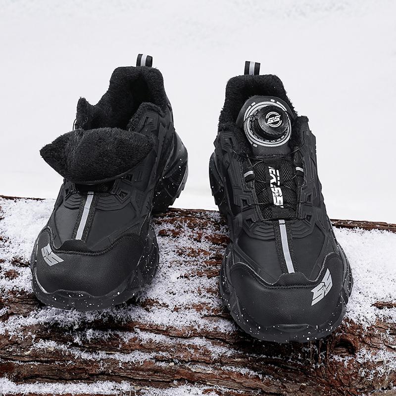 TUINANLE Winter Men Sneakers Casual Sport Shoes for Man Plush Warm Male Sneakers Non-Slip Outdoor Casual Sports Shoes