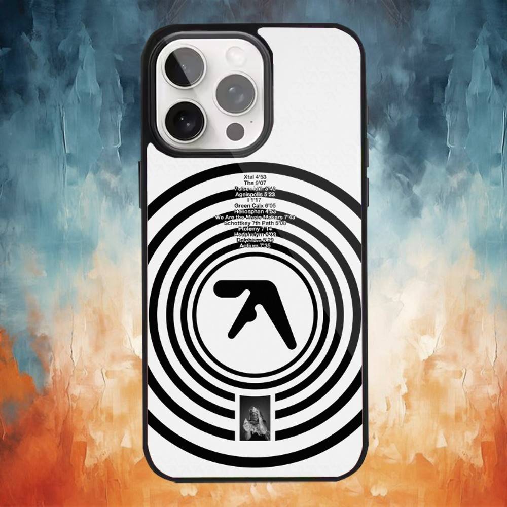 

Aphex T-Twins Logo Art Phone Case For iPhone17,16,15,14,13,12,11 Plus,Pro Max Magnetic For Magsafe Wireless Charging iPhone12mini