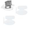 4Pcs   Circular Corner Shelf Space Saving   Wall Mount Floating Corner Shelf for Security Camera Baby Monitor Speaker