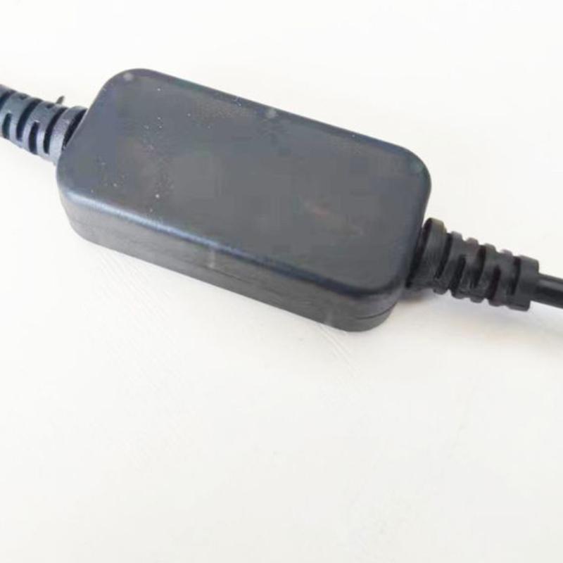 12V USB To DC3.5x1.35mm Elbow Power Cable For Desk Lamp Mini Fan Routers 35cm Length