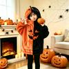 Felpa con Cappuccio Unisex per Bambini Zucca di Halloween Pullover Vintage
