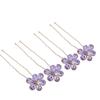 Korean U-Shaped Rhinestone Hairpin for Hanfu Hair Buns