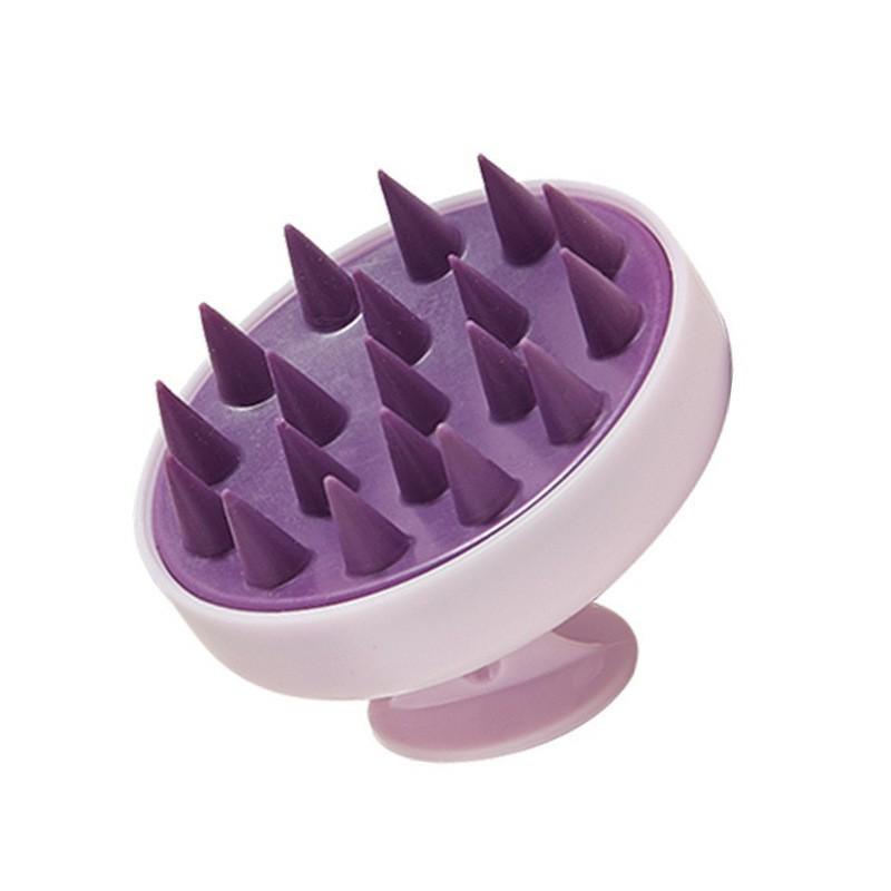 Silicone Shampoo Brush Head Scalp Massage Comb Hair Washing Comb Body Massage Brush Bath Shower Brush Salon Hairdressing Tool