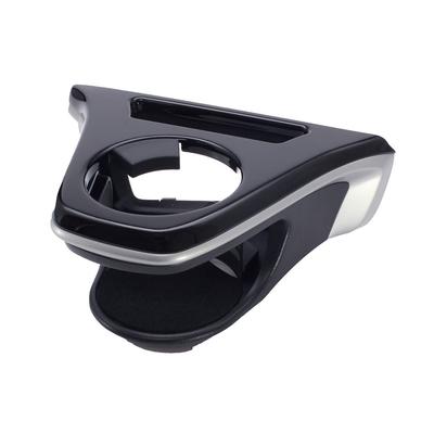 Tsuchiya Yac Toyota Corolla Cross Air Conditioner Drink Holder for Long X Wide X Vehicle-Specific Driver's Seat, Black/Silver, 17.7cm 14.1cm 20.2cm