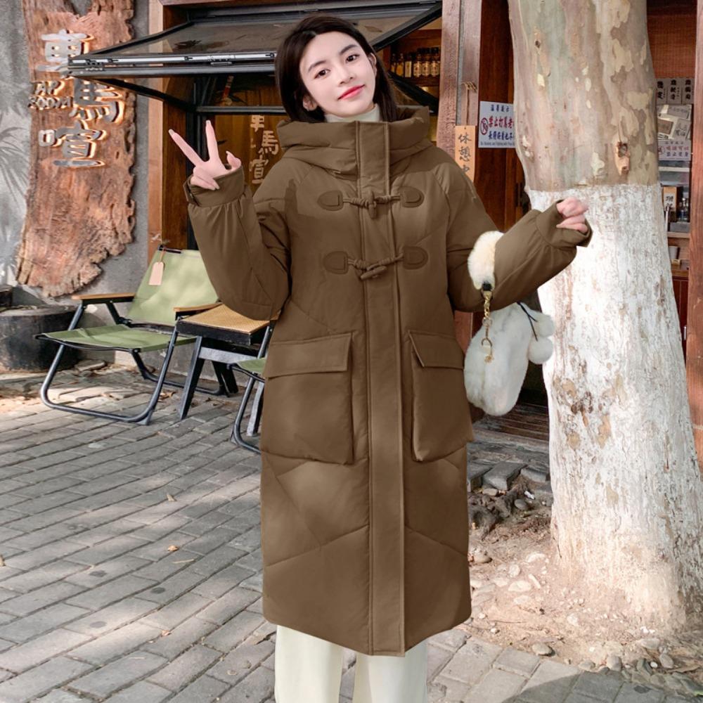 New winter student loose thickened padded jacket medium and long padded jacket